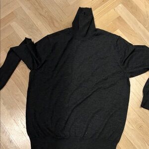 Saks Fifth Avenue Charcoal Turtleneck Sweater cashmere